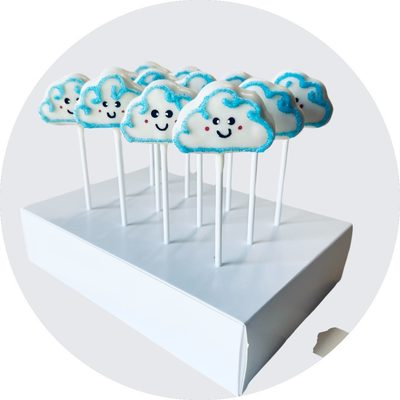 Cloud cake pops