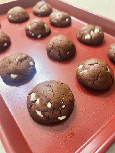 Double chocolate cookies