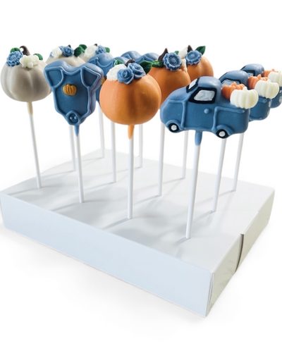 Fall baby shower cake pops