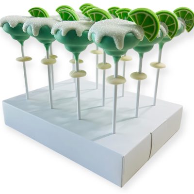 Margarita cake pops